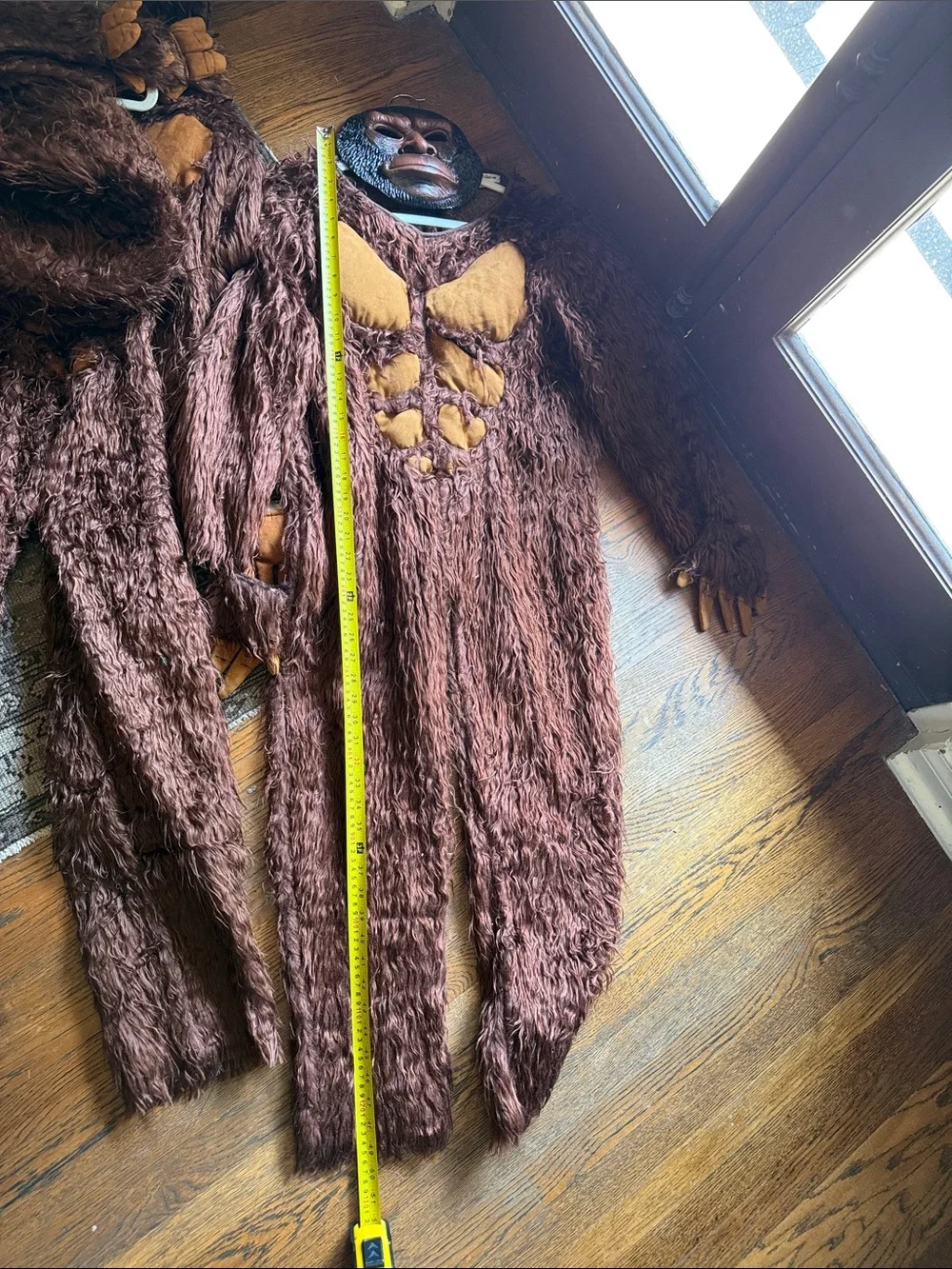 2 Kids Brown Furry One-Piece Costume